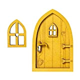 DYKeWei Prise Solaire pour Guirlande Portes Miniatures pour Arbres Porte Miniature extérieure pour décoration d'arbre Accessoires de Jardin Guirlande Lumineuse ...