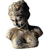 ecosoul Buste de femme en forme de tête de femme - Buste de style shabby - Décoration de jardin - ...