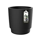 Elho Pure Grade Pot de Fleur, Noir, 40 cm