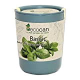 Feel Green Ecocan, Basilic Certifiées Bio, Idée Cadeau (100% Biodégradable), Grow-Your-Own/Kit Prêt-à-Pousser, Le Pot Écologique Qui Croît 9 x 7 ...