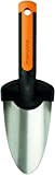 Fiskars Déplantoir, Longueur: 27 cm, Lame en acier inoxydable, Noir/Orange, Premium, 1000726