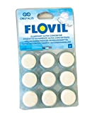 Flovil Clarifiant Ultra concentré et Efficace, en pastilles, Blanc