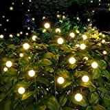 FOMYHEARD 10 LED Lumière de Jardin Solaire, Nouvelle Mise à Jour Solaire Luciole Light pour la Décoration de Passage de ...