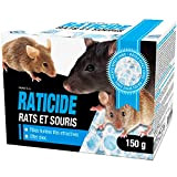French Pets Raticide/Souricide Souris et Rats – Produit Professionnel foudroyant, Mort aux Rats Puissant pour intérieur et extérieur | Anti ...