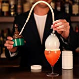 Fumoir à cocktail portable Molecular Cooking Smoking Gun Food Smoker longue durée - Pulvérisateur d'eau gazeuse pour le bar et ...
