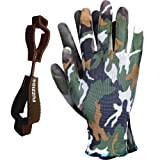 FUZZIO Ogrifox Lot de 24 paires de gants de travail camouflage en polyuréthane S-7