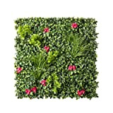 Gardenode Mur végétal Artificiel prêt à Poser 1m x 1m Amazone