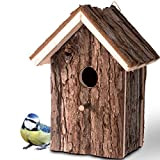 Gardigo - Nichoir à Oiseaux, Maison, Nid pour Oiseaux, Moineau, Mésanges en Bois, Extérieur, Décoration Jardin, Terrasse ou Balcon