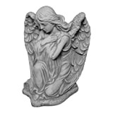 gartendekoparadies.de Figure d'ange Amoureux Figure de Jardin en Pierre reconstituée, résistant au Gel décoration de Tombe