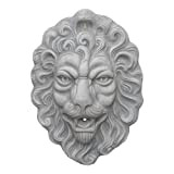gartendekoparadies.de Magnifique décoration Murale Motif tête de Lion en Pierre reconstituée, résistant au Gel