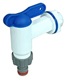 GASMIS Robinet d'écoulement pour citerne d'eau de pluie, robinet de rechange en plastique, robinet pour réservoir d'eau de pluie – ...