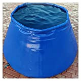 GDMING Vessie de Stockage d'eau, Collecteur d'eau de Pluie Réservoir de Stockage d'eau Pliable avec Robinet de Filtre Conteneur de ...