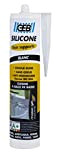 GEB Mastic Silicone Tous Supports Couleur Blanc 280 ML