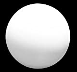 Globe d'éclairage en polystyrène/polythène blanc diamètre 50 cm avec bouche 17 cm