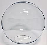 Globe éclairage polycarbonate incolore/diamètre 50 cm avec embout 18 cm