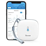 Govee WiFi Thermomètre Intérieur Hygromètre, Smart Moniteur de Haute Précision d'Humidité et de Température avec Alerte Notification, compatible avec 2.4GHz ...