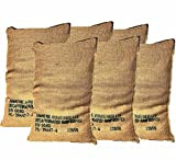 Grands sacs en jute de café recyclé -Paquet de 6 unités de 70X100 60Kg - Idéal pour jardín- hivernage -cuisine ...
