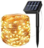 Grandwill Solar String Lights, 72 Feet 200 LED Copper Wire Lights, fairy String Lights, Indoor/Outdoor Waterproof Solar Decoration Lights for ...