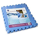 Gre MPF509 - Protecteur de sol pour piscine, 9 pièces, couleur bleue, épaisseur de 4,5 mm