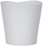 greemotion Petit pot de fleur blanc 12,5 cm - Pot pour orchidée - Pot de plante aromatique - Petit pot ...