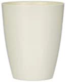 greemotion Pot à orchidée rond 13cm Ornella blanc - Pot à fleurs élégant en plastique pour l’intérieur - Petit pot ...