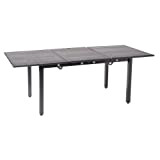 greemotion Table de jardin extensible Toulouse - Table de jardin à rallonge 140 à 200 cm – Table extérieur design ...