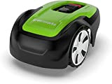 Greenworks Optimow M Tondeuse Robot à Gazon Jusqu'à 500 m2 avec Pente 30 %, Ultra Silencieuse, Contrôle Bluetooth, Facile à ...