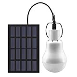 GreeSuit Lampe Solaire Portable à Ampoule LED à énergie Solaire avec Panneau Solaire pour jardin, terrasse, intérieur, extérieur, randonnée, camping, ...