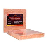 grillart® Pierre de sel XL Premium pour barbecue (Lot de 2 carrés) – Pierre de sel de barbecue de qualité ...