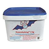 Guanokalong Guano de Chauve-Souris en Poudre 3 kg Engrais, Blanc, Bleu, Rouge