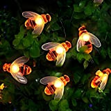 Guirlande Lumineuse Exterieur Lampe Solaire， 50 LED 7 M 8 modes Étanche Eclairage d'Ambiance Jolies Décoration Lumière pour Jardin Terrasse ...