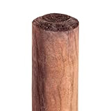 HaGa® Lot de 10 piquets de clôture en bois de pin - 8 cm de diamètre x 75 cm de ...