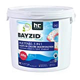 Höfer Chemie 2 x 5 kg (10 kg) Galets de Chlore Multifonction 200g BAYZID - Réunissent 5 Produits en 1 ...