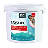 Höfer Chemie 4 x 5 kg (20 kg) BAYZID chlore granulés stabilisé choc pour piscine HAUTEMENT EFFICACES rapidement solubles avec ...