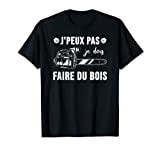 Homme Tronçonneuse Bûcheron Forestière Scie à Chaîne Faire Du Bois T-Shirt