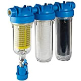 HYDRA Rainmaster TRIO RLH LA 1" Boîtier de filtre à eau + filtre