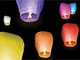 I-TOTAL Espace Sky lanternes Chinoises Volantes, Blanc