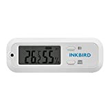 Inkbird Thermomètre Hygromètre Bluetooth, ITH-12S Thermometre Interieur Hygromètre Interieur Mini avec Écran LCD pour Cave Vin,Frigo,Terrarium,Serre,Aquarium