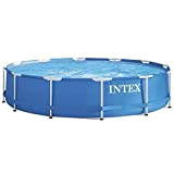 Intex kit piscinette metal frame ronde tubulaire (ø)3,66 x (h)0,76m