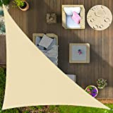 IOAOI Voile d'ombrage Triangulaire 4x4x5.7 m Toile Ombrage Imperméable, Toile d'ombrage Protection HDPE Respirant 98% Protection Rayons UV pour Jardin, ...