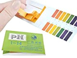 Iso Trade Lot de 80 bandelettes de test PH - Papier de test 1-14 - 2850