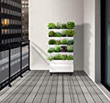 Jardibric - Jardin Potager d'intérieur Vertical Home Garden 5 étages de 4 Compartiments indépendants avec goutteur et Une Pompe programmable ...