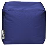 Jumbo Bag 30160-12 Repose Pieds Cube Polyester Bleu 40 x 40 x 40 cm