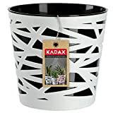 KADAX Pot de fleurs rond en plastique - Pot de fleurs - Pot de fleurs - Pot de fleurs pour ...