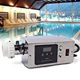Kaibrite Chauffage électrique pour piscine - 3 kW - Pompe à chaleur - Régulateur de température - Chauffe-eau - Pour ...