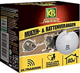 KB Home Defense HDULT60 Répulsif Rats et Souris Electromagnétique 60m² - Action permanente sans accoutumance - 60m² = 1 pièce