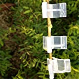 KINGLAKE 100 pièces greffage porte-plante Clips jardin greffage clips pour tomate légumes fleur tige connecter
