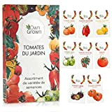 Kit de graines de tomates: lot de 8 variétés de semences de tomate pour le jardin et le potager intérieur ...