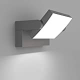 Klighten 24W Applique Murale LED Extérieure Intérieur Éclairage Mural Imperméable IP65 Moderne Mur Lampe Rotatif Réglable pour Jardin Entrée Terrasse, ...