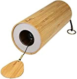 Koshi (Hokema Shanti) Wind Chimes Aqua Carillon à vent artisanal, eau, en bambou fait main en France soudée en argent ...